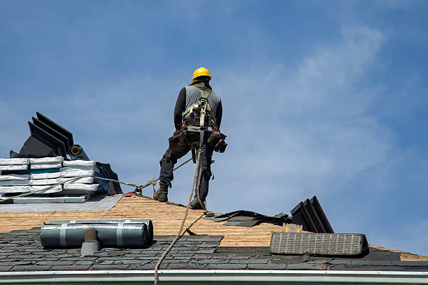 Professional Roofing technician working in Sheldon, IA